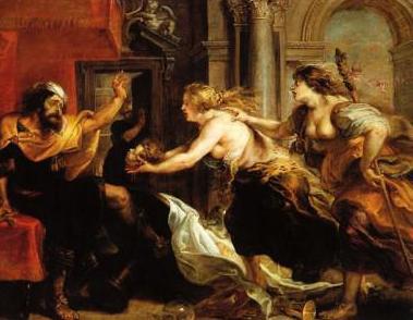 Peter Paul Rubens Tereus Confronted with the Head of his Son Itylus Sweden oil painting art